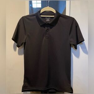 The Place Boys Black Casual V-Neck Polo T-Shirt in Good Condition. Size Large $6